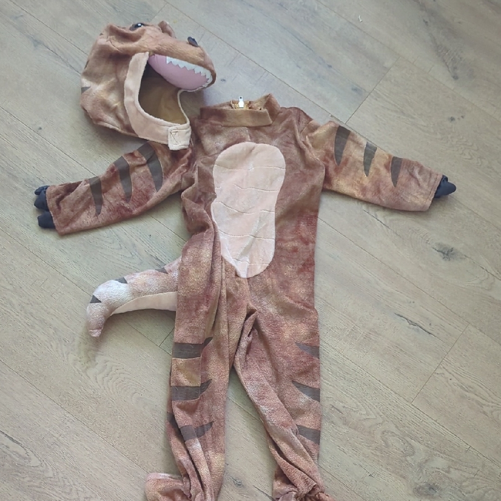 Brown Dinosaur Costume with Hood